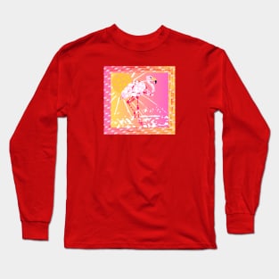 Pickleball Flamingo by Pickleball ARTwear Long Sleeve T-Shirt